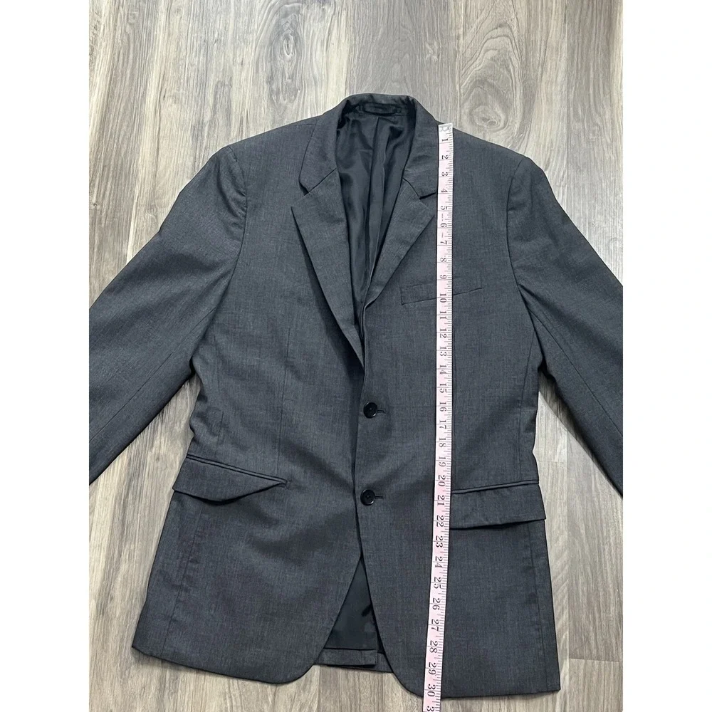 Theory‎ Blazer Mens 40 Sports Coat Grey Wool Regular Classic Jacket